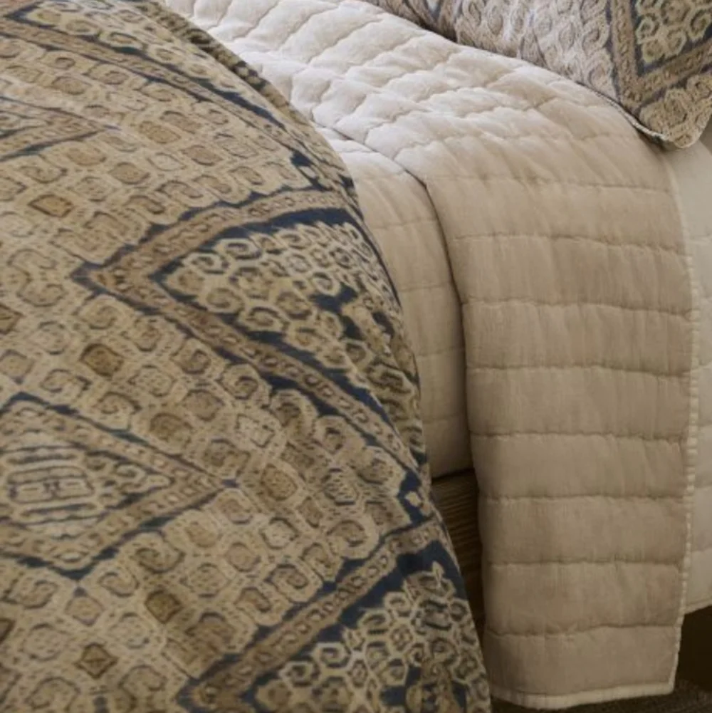 ❤️BUY 2 GET 1 FREE West Elm Peyton Ikat Duvet Cover,Marina Blue,Retail $169.00